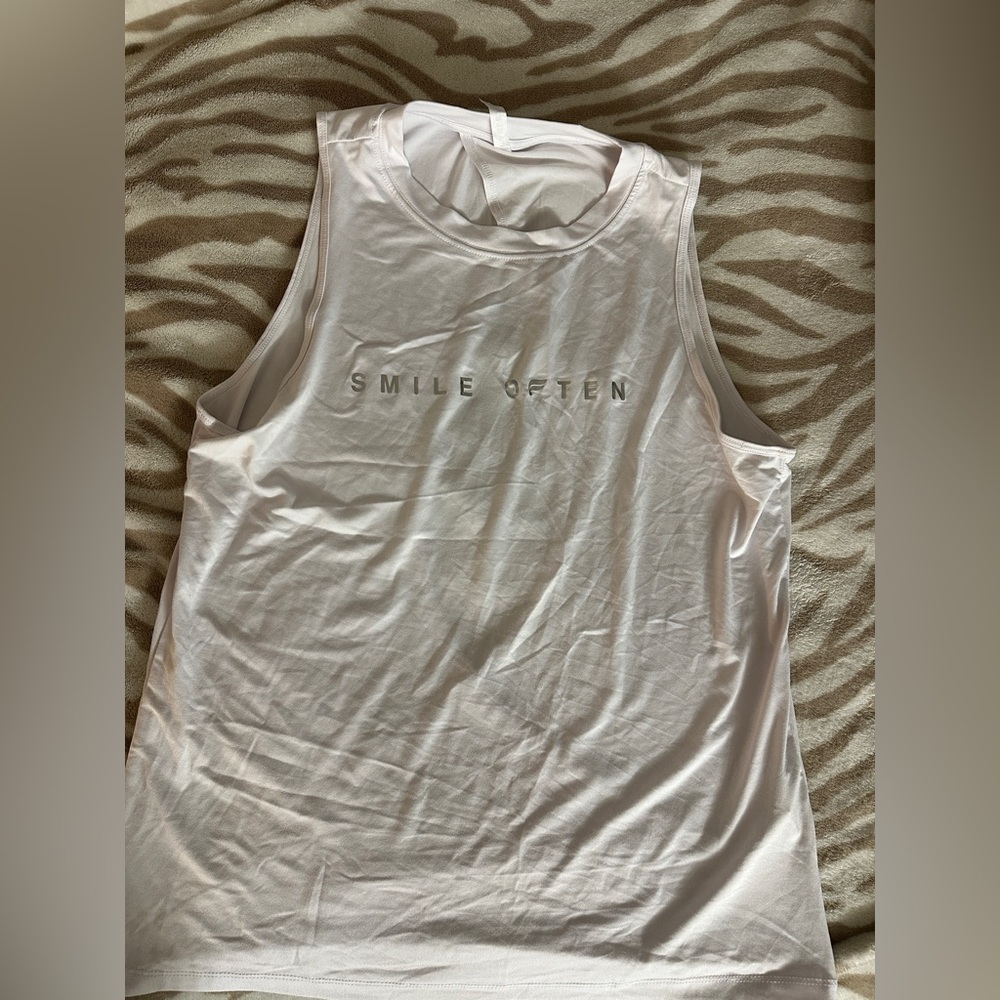 Fabletics Smile Often Open Back Tank